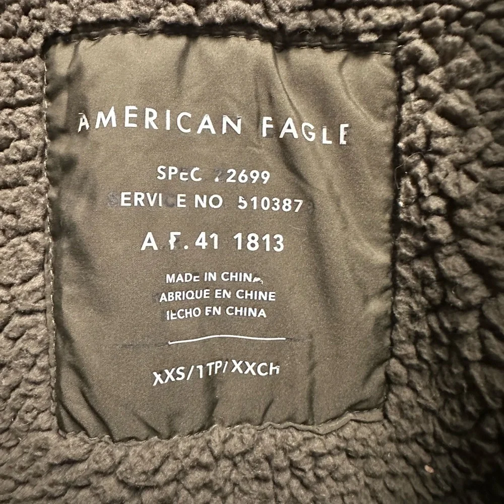 American Age Olive Sherpa Jacket